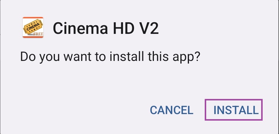 install cinema hd apk on Android